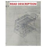 Full over Twin Bed with Stair & Drawer (Box 1 & 3