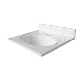 Newport 25 in Vanity Top with White Sink