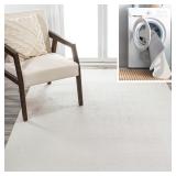Twyla Classic Cream 5x8 Rug, Low-Pile