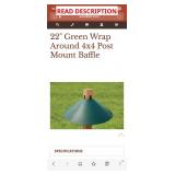 22" Green Squirrel Baffle
