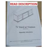 TV Stand w/ Fireplace
