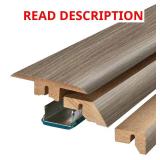 (Damaged One End) Crater Textured Wood-Look Lamin