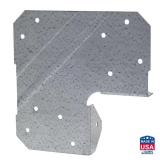 LCE ZMAX Galvanized End Post Cap for 4x Lumber