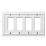 Continental 4-Gang Rocker Plate - White