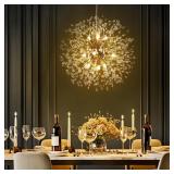 Barton 9-Light Gold Sputnik Pendant