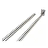 72-120 in. Polished Chrome Closet Rod