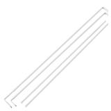84 in. - 120 in. Lockseam Double Curtain Rod