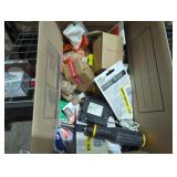 Box Lot Assorted Small Home Improvement Items