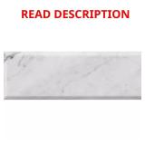 Arabescato Carrara Marble Tile 4x12, Honed