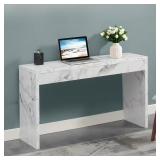 Northfield 48 in White Console Table