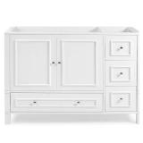 Williamsburg 48 in. Bath Vanity Cabinet White