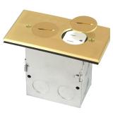 NEWHOUSE Floor Box Kit w/ Screw Caps, 15A
