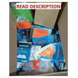 Box Lot of Carpet Blades & Home Improvement Items
