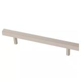 Square Bar 5-1/16 in. Satin Nickel Drawer Pull
