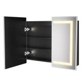 Black Bathroom Medicine Cabinet with Mirror