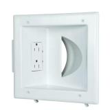 White 1-Gang 1-Decorator Wall Plate, 1-Pack
