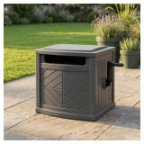 Garden Hose Reel Hideaway Storage Box, Resin