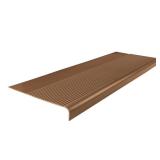 Roppe Ribbed Round Nose Stair Tread 48x12-1/4"
