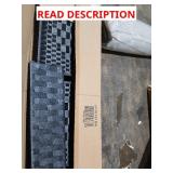 6-Panel Folding Room Divider with Shelves