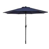 9 ft Patio Market Umbrella, Crank/Tilt Navy