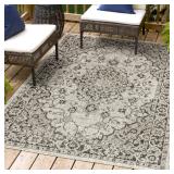 Jonathan Y Santa Monica Rug 8x10 Gray/Black