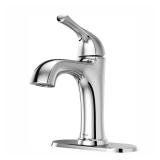 Ladera Single Hole Faucet, Polished Chrome