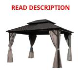 16 ft. Aluminum Gazebo with Curtains, missing BOX