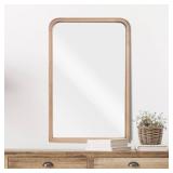 Bonneaux Pine Wood Wall Mirror