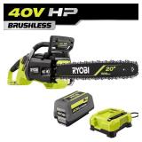 40V HP Brushless 20 in Chainsaw w/8Ah Battery