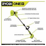 RYOBI ONE+ 18V Telescoping Power Scrubber (Tool O