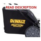DeWalt lawn mower grass collection bag