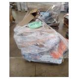 Various flooring , ceiling fan, and unopened