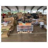 Rigid tile saw, Milwaukee dump cart, decor bike