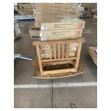 Outdoor Teak Dining Chairs (6), Teak Dining Table