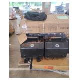 Nexgrill double gas grill. Gazebo with netting