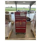 Husky red 27ï¿½ 10 drawer chest & cabinet