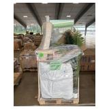Patio chairs, mirror, dog bed, rug, plant & more