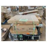 Full Bed Frame, 6ft HDX table, Trash Bins, Rug,