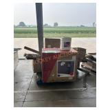 Frigidaire chest freezer, accent chair, & more