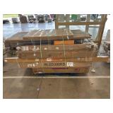 Wall mirror, twin bed with led frame & more