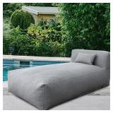 Patio Chaise Lounge Chair with Cushions