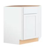 Courtland 36" Shaker Sink Base, Polar White