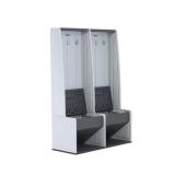 5 ft x 1.5 ft x 3.75 ft Garage Storage Locker Gra
