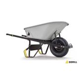 Gorilla 6 cu. ft. PRO Steel Wheelbarrow