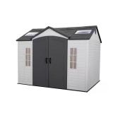 10 ft. x 8 ft. Resin Outdoor Garden Shed