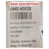 Denver white wall cabinet 30x12
