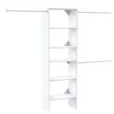 ClosetMaid 60-120W Wall Closet System