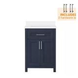 Beaufort 24 in. Bath Vanity w/ White Top & Basin