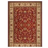 Royalty Red/Ivory 5 ft. x 7 ft. Rug