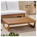 Sherwood Teak Brown Outdoor Coffee Table
